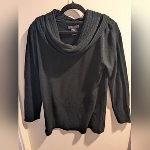 Covington Black Cowl Neck Sweater